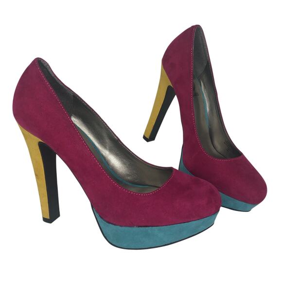 G by Guess Multicolored Platform Pumps - Size 7 - Women - Picture 2 of 13